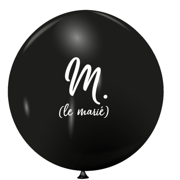 Ballon géant monsieur le marié