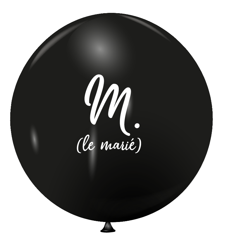 Featured image for “Ballon géant monsieur le marié”