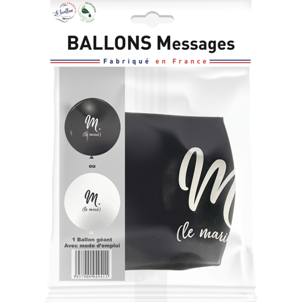 Ballon géant monsieur le marié – Image 3