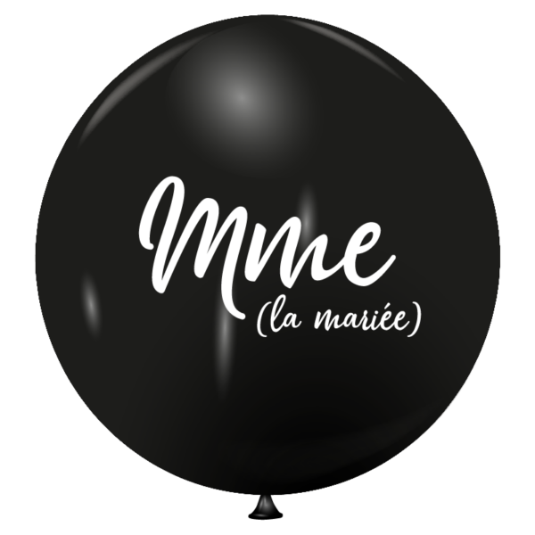 Ballon géant madame la mariée