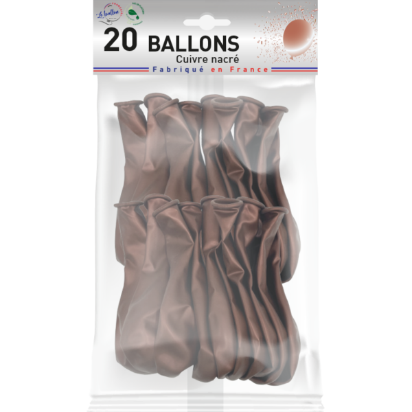 Ballon cuivre nacré – Image 3