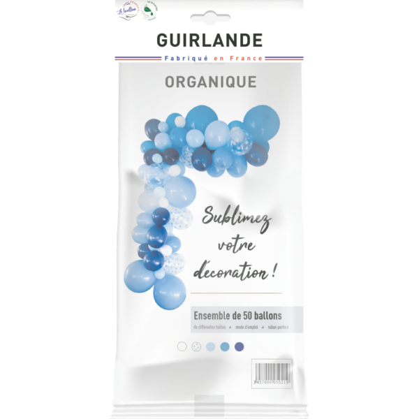 Guirlande organique bleue – Image 2