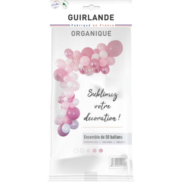 Guirlande organique rose – Image 2