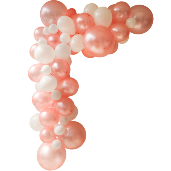 Guirlande organique corail