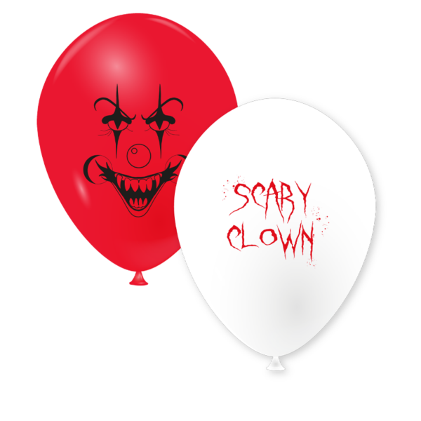Ballons scary clown