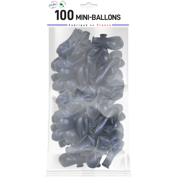 Mini-ballon bleu marine nacré – Image 3