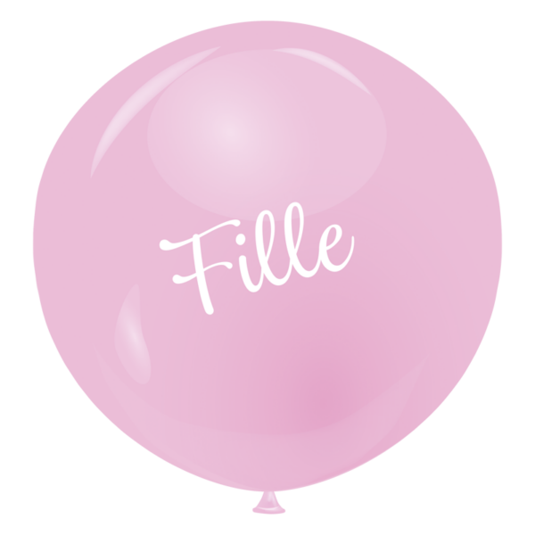 Ballon géant fille