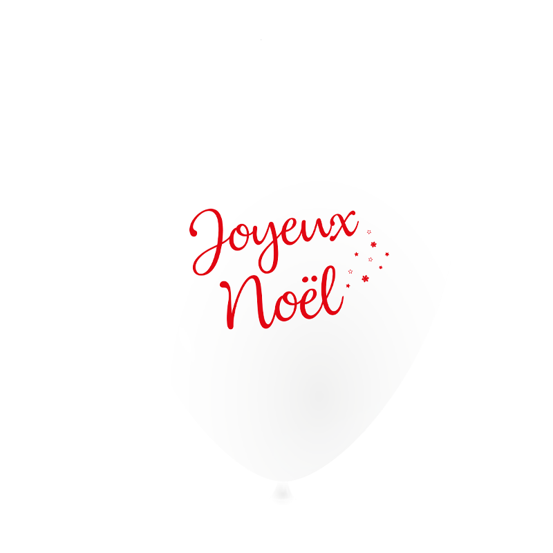 Featured image for “Ballon joyeux Noël”