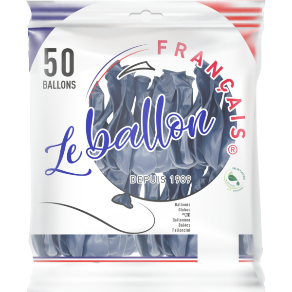 Ballon bleu marine opaque – Image 4