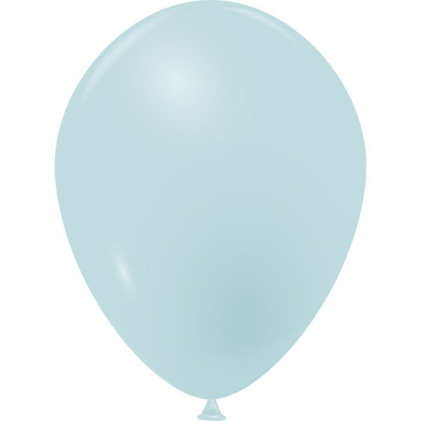 Mini-ballon bleu pastel opaque