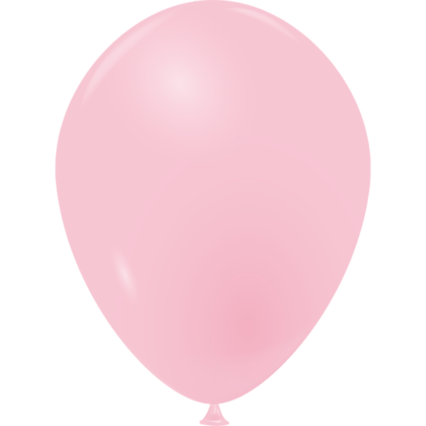 Ballon rose pastel opaque
