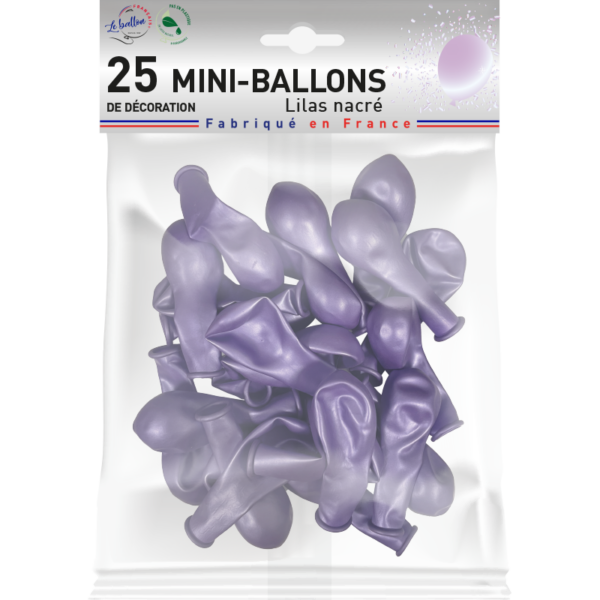 Mini-ballon lilas nacré – Image 2