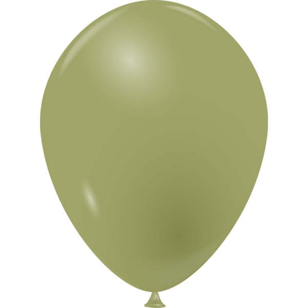 Ballon vert olive opaque