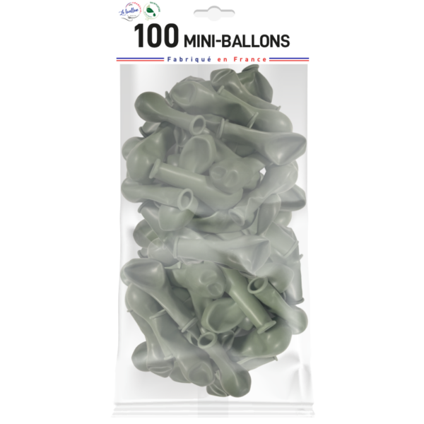 Mini-ballon vert olive opaque – Image 3