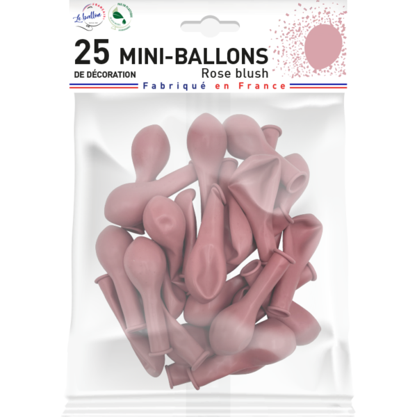 Mini-ballon rose blush opaque – Image 2
