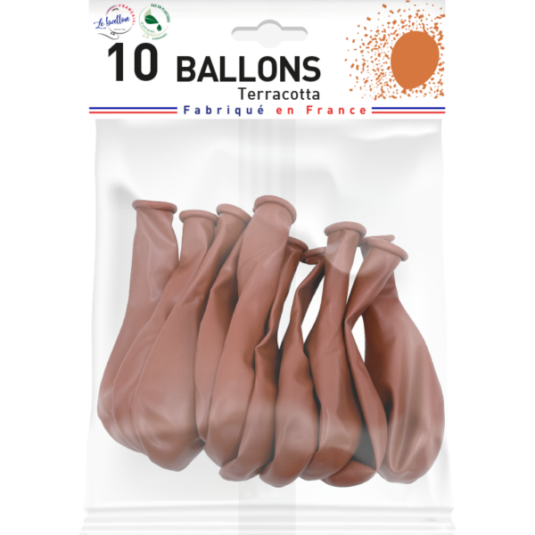 Ballon terracotta opaque – Image 2