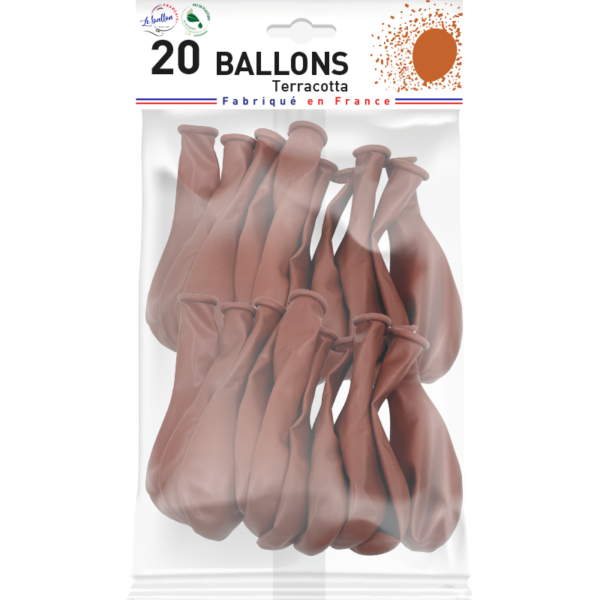Ballon terracotta opaque – Image 3
