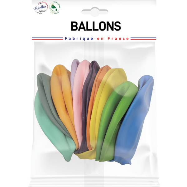 Ballons opaques multicolores – Image 2