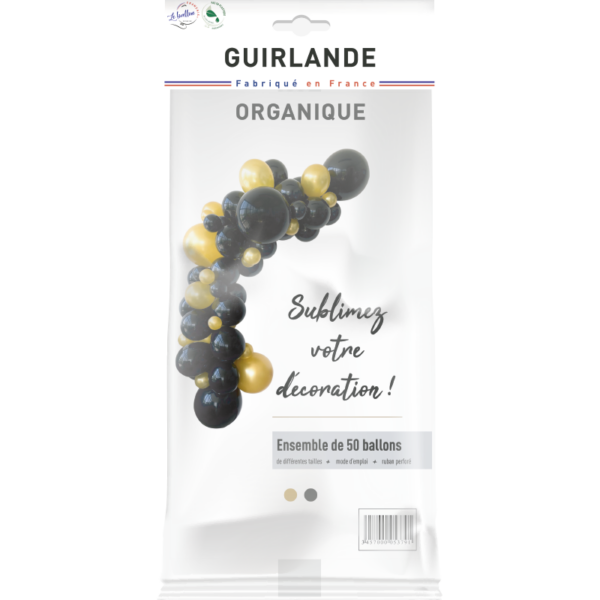 Guirlande organique noire et or – Image 2