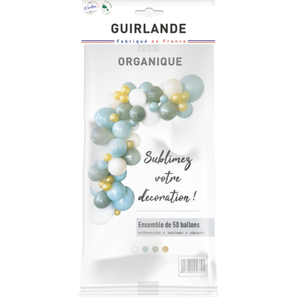 Guirlande organique vert tendre – Image 2