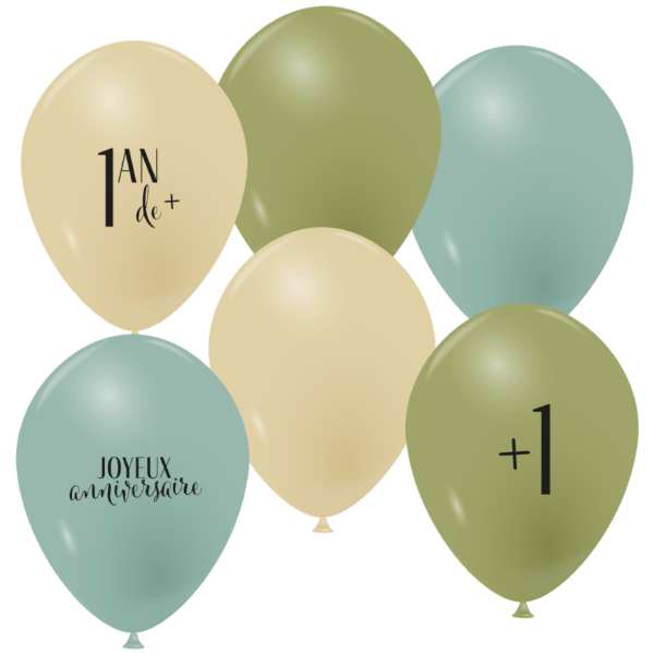 Ballons 1 an de plus
