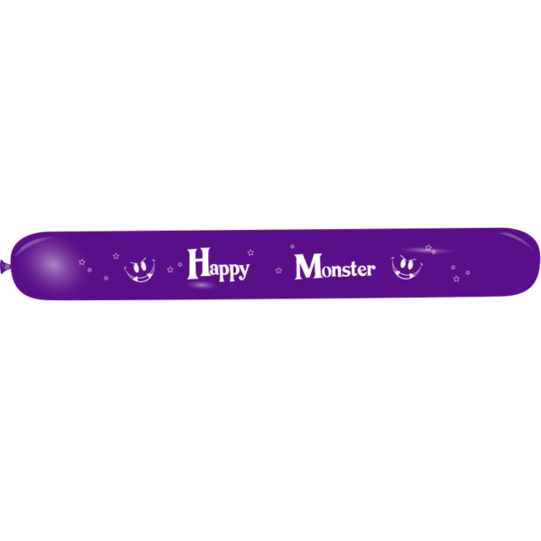Ballon bannière happy monster