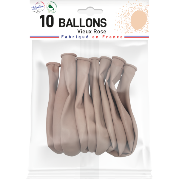 Ballon vieux rose opaque – Image 2