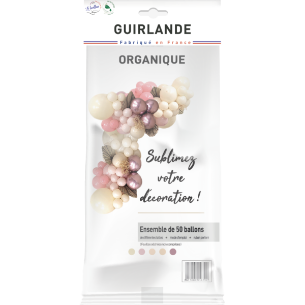 Guirlande organique diamant rose – Image 2