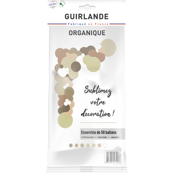 Guirlande organique brun caramel – Image 2