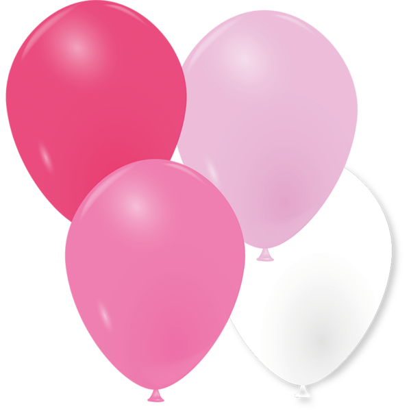 Ballons pink ladies