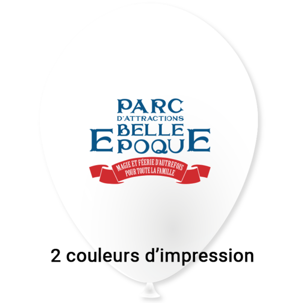 Ballon Ø 30/34 cm | 1 Face 2 Couleurs | Mini 1000 pièces