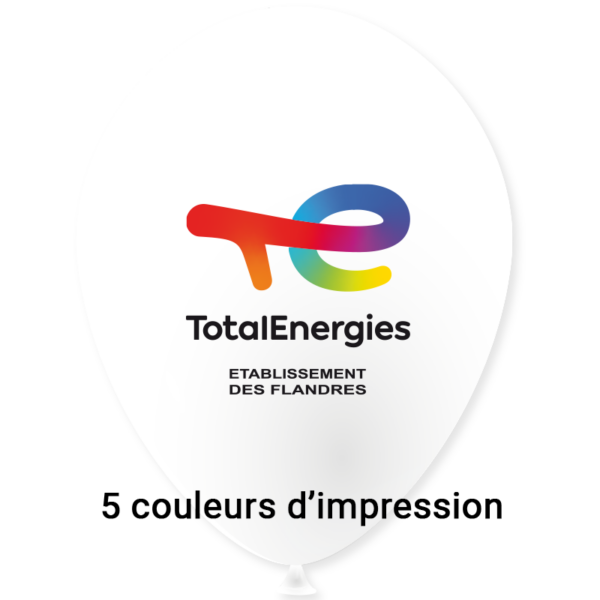 Ballon Ø 30/34 cm | 1 Face 5 Couleurs | Mini 500 pièces