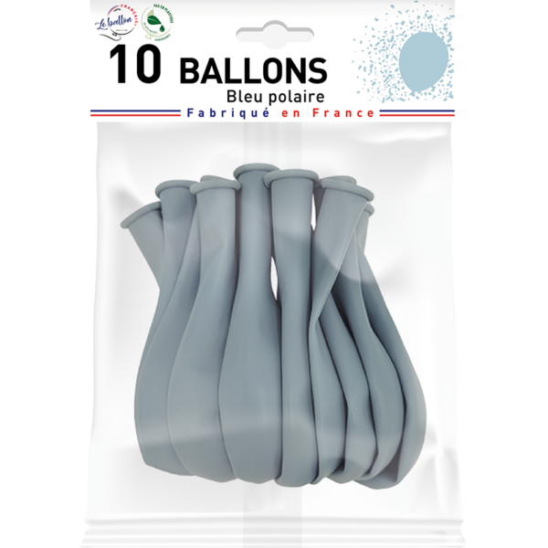 Ballon bleu polaire opaque – Image 2