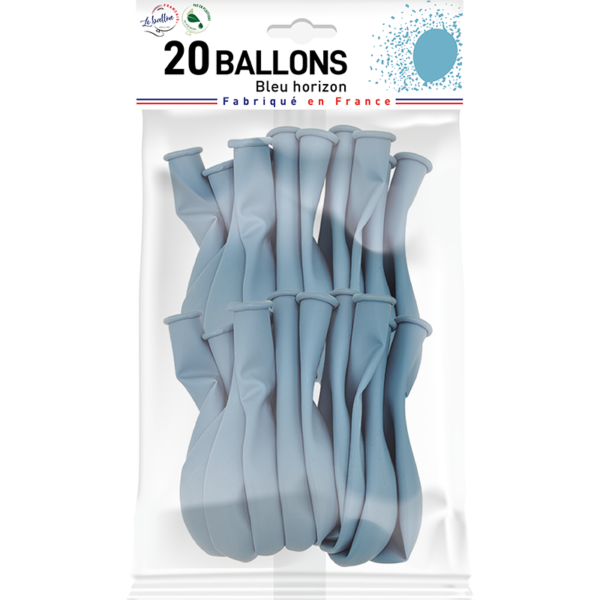 Ballon bleu horizon opaque – Image 3