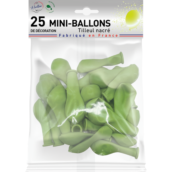 Mini-ballon tilleul nacré – Image 2