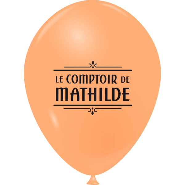 Ballon Ø 23 cm | 1 Face 1 Couleur | Mini 100 pièces